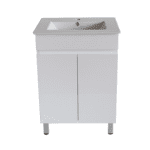POSEIDON M63LG STANDARD SLIM MDF FLOOR STANDING VANITY 600*850*360MM CABINET ONLY GLOSS WHITE