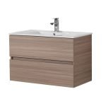 POSEIDON OAK900-WH STELLA WALL HUNG VANITY 900*560*460MM CABINET ONLY OAK