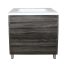 POSEIDON DG6046LG QUBIST MDF FLOOR STANDING VANITY 590*830*460 CABINET ONLY DARK GREY