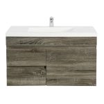 POSEIDON B74RW-DG WOOD GRAIN PVC VACCUM FILMED MDF BOARD DARK GREY
