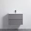 POSEIDON FMG750WH FREMANTLE WALL HUNG VANITY 750*560*460MM CABINET ONLY MATTE GREY