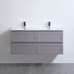 POSEIDON FMG1221WH FREMANTLE WALL HUNG VANITY 1200*560*460MM CABINET ONLY MATTE GREY
