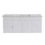 POSEIDON M154WH STANDARD MDF WALL HUNG VANITY 1500*500*460MM CABINET ONLY GLOSS WHITE