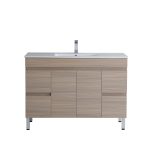 POSEIDON OAK1200-LG STELLA FLOOR STANDING VANITY 1200*860*460MM CABINET ONLY FOR SINGLE BOWL TOP NATURAL OAK