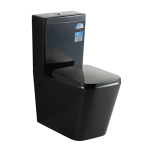 POSEIDON KDK003-B QUBIST BTW TOILET SUITE 665*380*840MM GLOSS BLACK