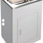 POSEIDON SLT555 35 LITRES STAINLESS LAUNDRY TUB 455*555*870MM STAINLESS STEEL