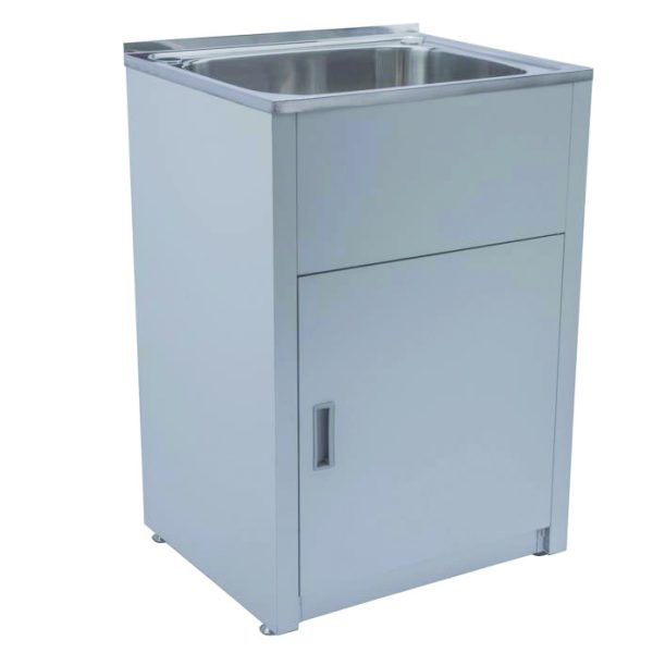 POSEIDON SLT600 45 LITRES STAINLESS LAUNDRY TUB 600*500*925MM STAINLESS STEEL