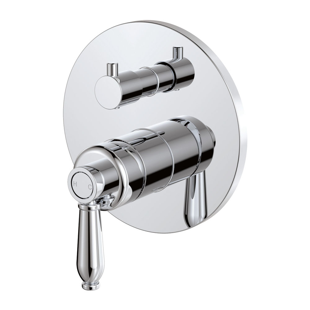 FIENZA 202102 ELEANOR WALL MIXER WITH DIVERTER CHROME AND COLOURED