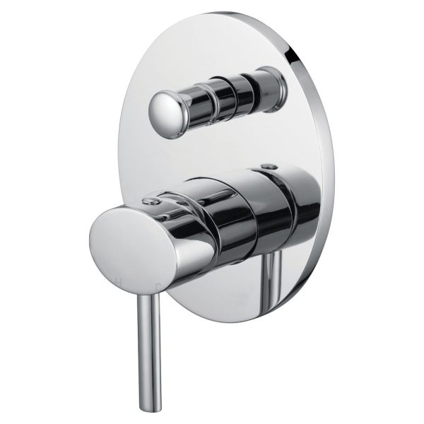 FIENZA 215102 OVALIE WALL MIXER WITH DIVERTER CHROME