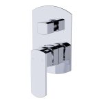 FIENZA 218102 KOKO WALL MIXER WITH DIVERTER CHROME / BLACK