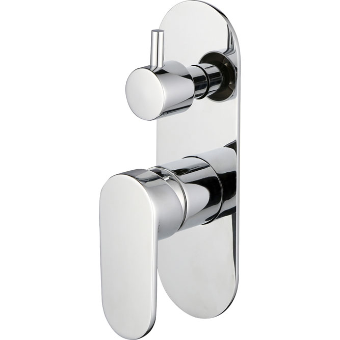 FIENZA 221102 EMPIRE WALL MIXER WITH DIVERTER CHROME