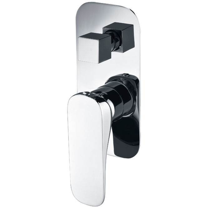 FIENZA 226102 LUCIANA WALL MIXER WITH DIVERTER CHROME