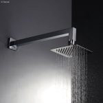 FIENZA 422106 SQUARE ANGLED WALL SHOWER ARM CHROME
