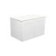 FIENZA 75M MILA WALL HUNG VANITY 750 CABINET ONLY SATIN WHITE