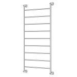 FIENZA 81060120 LILLIAN HEATED TOWEL RAIL 600 X 1208MM CHROME & COLOURED