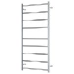 FIENZA 82760120 ISABELLA HEATED TOWEL RAIL 600 X 1200MM CHROME & COLOURED