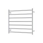 FIENZA 8279075 ISABELLA HEATED TOWEL RAIL 900 X 750MM CHROME & MATTE BLACK