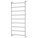 FIENZA 82860120 KAYA HEATED TOWEL RAIL 600 X 1200MM CHROME & COLOURED