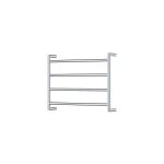 FIENZA 8286045 KAYA HEATED TOWEL RAIL 600 X 450MM CHROME & COLOURED