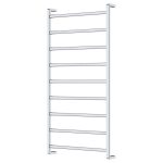 FIENZA 89060120 KOKO HEATED TOWEL RAIL 600 X 1200MM CHROME & MATTE BLACK