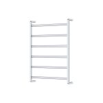 FIENZA 8906080 KOKO HEATED TOWEL RAIL 600 X 800MM CHROME & COLOURED