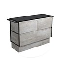 vanity with kickboard