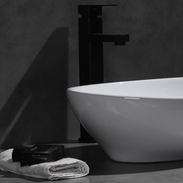 UDBK LR-082 LUNAR ABOVE COUNTER BASIN GLOSS WHITE