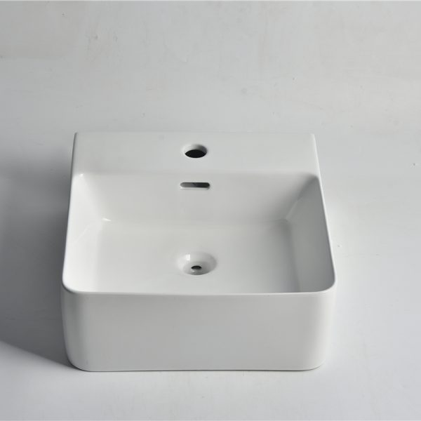UDBK WH-448 WALL HUNG OR ABOVE COUNTER BASIN GLOSS WHITE