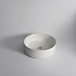UDBK EV-524B-M EVEN ROUND ABOVE COUNTER BASIN MATTE WHITE
