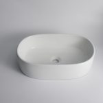 UDBK LR-110 LUNAR ABOVE COUNTER BASIN GLOSS WHITE