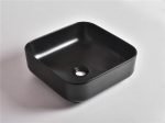 UDBK EV-423-MB EVEN SQUARE ABOVE COUNTER BASIN MATTE BLACK