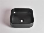 UDBK EV-423-MB EVEN SQUARE ABOVE COUNTER BASIN MATTE BLACK