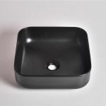 UDBK EV-423-MB EVEN SQUARE ABOVE COUNTER BASIN MATTE BLACK