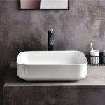 UDBK LR-422 LUNAR ABOVE COUNTER BASIN GLOSS WHITE