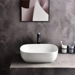 UDBK EV-419A-M EVEN RECTANGLE ABOVE COUNTER BASIN MATTE WHITE
