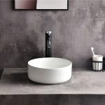 UDBK EV-524C-M EVEN ROUND ABOVE COUNTER BASIN MATTE WHITE
