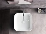 UDBK LR-423 LUNAR ABOVE COUNTER BASIN GLOSS WHITE