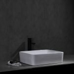 UDBK LR-022 LUNAR ABOVE COUNTER BASIN GLOSS WHITE