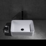 UDBK LR-022 LUNAR ABOVE COUNTER BASIN GLOSS WHITE