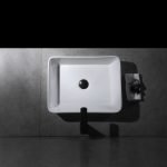 UDBK LR-022 LUNAR ABOVE COUNTER BASIN GLOSS WHITE