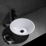 UDBK LR-001 LUNAR ABOVE COUNTER BASIN GLOSS WHITE