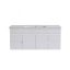 UNICASA BIP-120W-GW BIANCA PVC WALL HUNG VANITY GLOSS WHITE