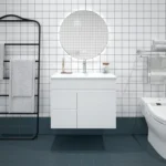 UNICASA BIP-75W-GW BIANCA WALL HUNG PVC VANITY 750MM GLOSS WHITE