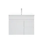 UNICASA BIP-75W-GW BIANCA WALL HUNG PVC VANITY 750MM GLOSS WHITE