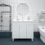UNICASA BIP-90L-GW BIANCA FREESTANDING PVC VANITY 900MM GLOSS WHITE
