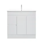 UNICASA BIP-90L-GW BIANCA FREESTANDING PVC VANITY 900MM GLOSS WHITE