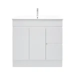 UNICASA BIP-90L-GW BIANCA FREESTANDING PVC VANITY 900MM GLOSS WHITE