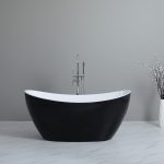 POSEIDON EVIE FREE STANDING BATHTUB MATTE BLACK