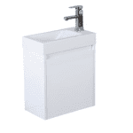 POSEIDON P42WH STANDARD PVC SLIM WALL HUNG VANITY GLOSS WHITE