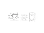 UNICASA RAWFP RAUL 99 RIMLESS WALL FACED FLOOR PAN